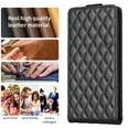 thumbnail image 7 of Flip Wallet Case for iPhone 16 Pro Max, PU Leather Magnetic Snap Folio Cover with Card Holder, Kickstand Function - TPU Shockproof Durable Protective Phone Case for iPhone 16 Pro Max, Black, 7 of 7