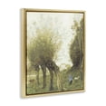 thumbnail image 3 of Stupell Industries Vintage Walk With Animals Gold Framed Floater Canvas Wall Art, design by Leah Straatsma, 31 x 25, 3 of 9