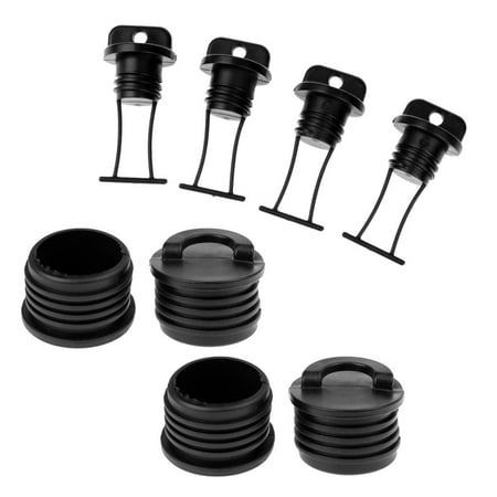 8 Pieces Kayak Canoe Boat Scupper Stopper Bungs Hull Drain Accessories ...