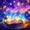 Purple Teal Orange, variant on Homewish Magical Halloween Pumpkin Twin Quilt Set,Bat Night Sky Print Twin Coverlet Set,Deep Blue Orange,2-Piece