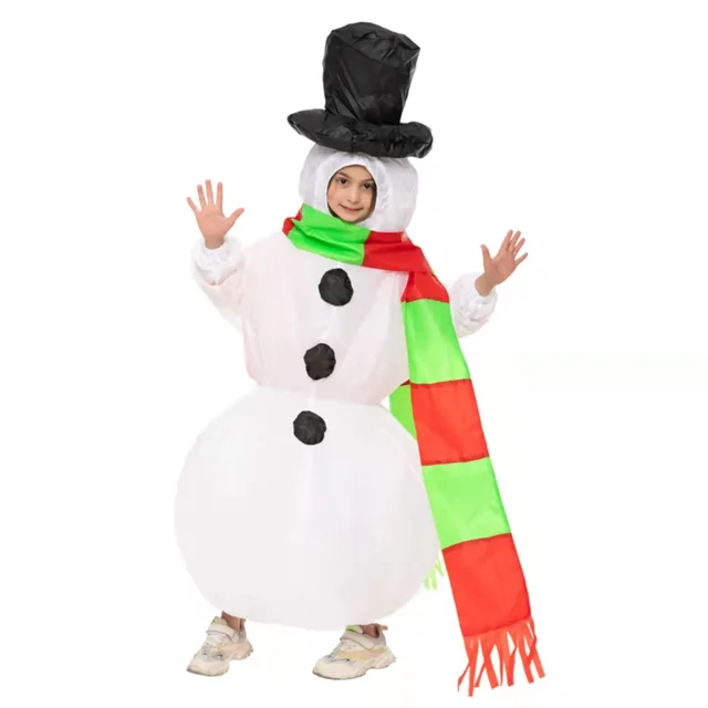 Disfraces inflables divertidos de Navidad, Papá Noel, alce, muñeco de nieve, árbol, pingüino, adulto, chico, Halloween, fantasía de Navidad, accesorios para fiesta de Carnaval