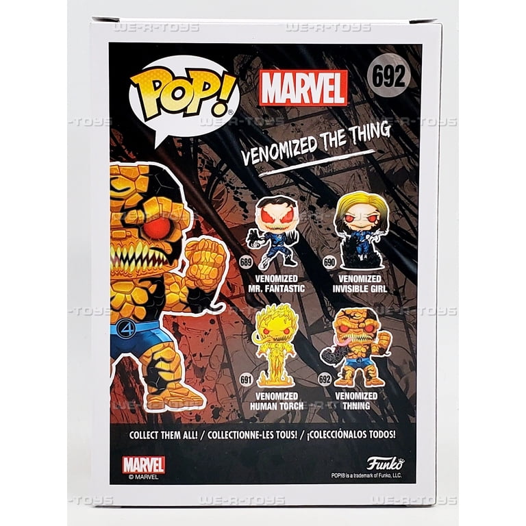 Funko POP Marvel Venom Venomized The Thing 692 Metallic Bobble