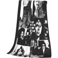 thumbnail image 2 of Janet Music Jacksson Flannel Blanket Air Conditioning Blanket Nap Blanket Sofa Throw Blanket Throw Blankets 80"X60", 2 of 5