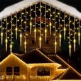 thumbnail image 5 of Guirnalda de calle con luces LED de invierno, guirnaldas de carámbanos para Año Nuevo, caída de 0,3 m, 0,4 m, 0,5 m para decoraciones navideñas 2024, 5 of 5