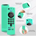 thumbnail image 2 of ShenMo Ice Blue + Black - 2pcs Protective Case for Voice Remote (3rd Gen) (2021 Release), Shockproof Silicone Cover for Fire TV Stick 4K Remote Control with Anti-lost Rope, 2 of 5