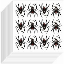 240Pcs Spider Stickers 90x90mm Self-Adhesive Paper Decorative Stickers Waterproof Spider Planner Decals