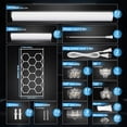 thumbnail image 2 of Luces de garaje FERUERW Hexagon 672W 86400LM 6500K 110V, 2 of 9