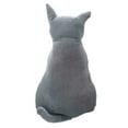 thumbnail image 2 of Hariumiu Cat Stuffed Pillow Super Soft Animal Design Plush Solid Color Doll Pillow for Living Room,1 Pc Cat Shaped, 2 of 8