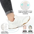 thumbnail image 6 of Ecetana Womens Sneakers Lightweight Breathable Tennis Walking Shoes for Women, 6 of 8