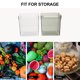 thumbnail image 2 of Caja de almacenamiento para refrigerador, contenedor de alimentos, plástico, bandeja para guardar huevos, 2 unidades, 2 of 6