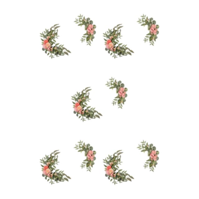 Baohd Non Toxique Faux Fleur Swag Inodore et Animaux de Compagnie Amical pour Parti Pendentif Large Application Mariage Rose 5Set