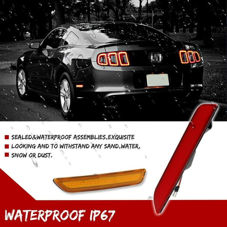 GTINTHEBOX 4PCS OE-Style A&R LED Front & Rear Side Marker