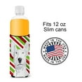 thumbnail image 4 of Carolines Treasures SC9618MUK Bull Terrier Candy Cane Christmas Ultra Hugger for slim cans Slim Can multicolor, 4 of 6