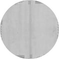 thumbnail image 1 of Ahgly Company Indoor Round Solid Gray Modern Area Rugs, 7' Round, 1 of 4