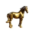 thumbnail image 3 of Estatua de caballo en miniatura, regalo elegante, figuritas multiusos para paisaje, pabellón, escena de vida, bonsái, festivales, accesorios DIY caballo de pie Macarena Estatua de forma de Buda, 3 of 8