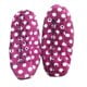 thumbnail image 2 of Barbie Girl's Polka Dot Cozy Slipper Socks Pink, size 6-8.5, 2 of 3