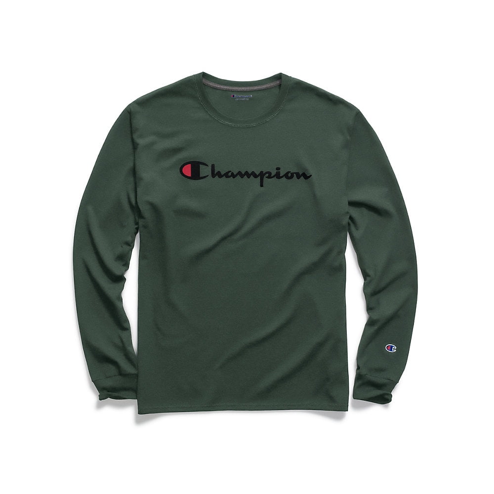 champion script ink long sleeve tee