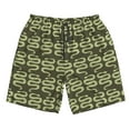 thumbnail image 5 of Goofa Green Snake Printed Mens Swim Trunks Summer Quick Dry Short Beach Swimwear Bathing Suits-X-Large, 5 of 9