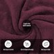 thumbnail image 4 of Moonqueen Juego de 2 toallas de baño premium  Secado rápido  Toallas de microfibra de terciopelo coral altamente absorbentes  Uso multiusos como baño, fitness, baño, ducha, deportes, toalla de yoga, 4 of 7