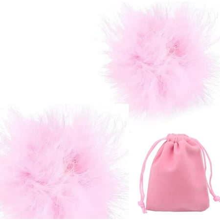 Zkca 2pcs Silicone Pasties Nipple Cover Adhesive Breast Petal Bra Chest Sticker Patche Reusable Nipple Feather Pastie Rave For Women Pink A417