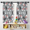 thumbnail image 5 of Blackout Kids Curtains,Gray Christmas Snowman Pattern Childrens Insulated Curtains Set Of 2,Bedroom Essentials,Toddler Room Decor 42"x54", 5 of 5