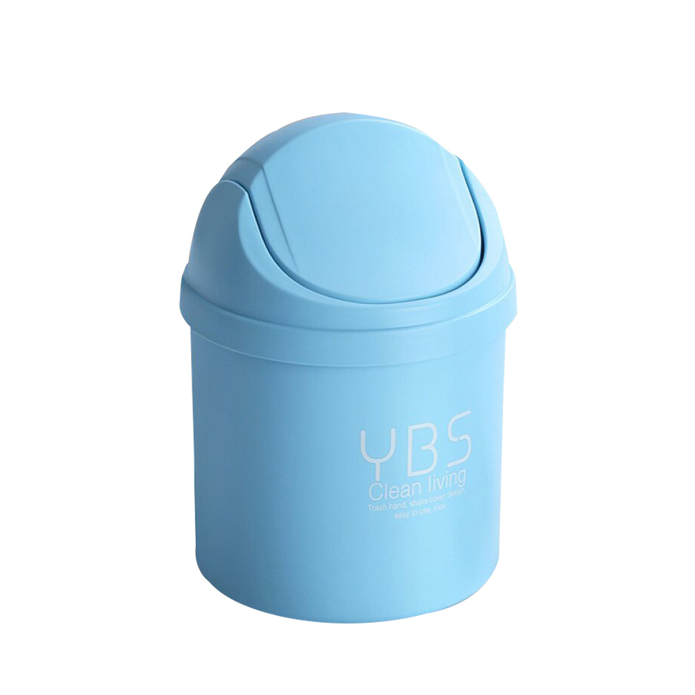 Mini Desktop Trash Can Household Kitchen Desk Covered Trash Can Living Room Sundries Storage Clean Can