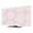 Blush, Petal Pink, Rose, variant on Navy Blue Tropical Summer TV Cover for 50 Inch Screen,Stretch Fabric Dustproof TV Display Protector,White Monstera Leaves Botanical Elastic Slipcover Monitor Cover for Indoor Computer 43.6"x24.5"