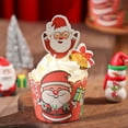 thumbnail image 2 of Christmas Cupcake Cups 50Pcs Cake Packaging Food Grade Unique Snowmen Elk Tree  Cupcake Cups, 2 of 4