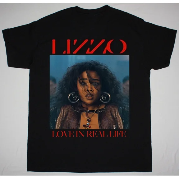 RARE NEW Lizzo – Love In Real Life Black All Size Unisex T-Shirt PP364