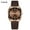Coffee, variant on Big Dial Wristwatch Unisex Silicone Band Quartz Ladies Watch for Women Waterproof with Date Luminous