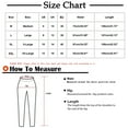 thumbnail image 2 of Valentines Day Deals 2025! Trousers For Womens Slim Fit Wide Leg Pants Loose Ripped Slacks Straight Leg Jeans Pockets Trousers Elasticated Waist Pants Stretch Slacks Trendy Travel Jeans, 2 of 5