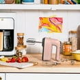 thumbnail image 2 of Beautiful 6-Speed Electric Hand Mixer, Rose by Drew Barrymore, 2 of 9
