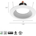 thumbnail image 4 of LEDRetrofitKit,6in,700lm,2700K,Wht,Alum, 4 of 5