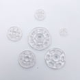 thumbnail image 1 of Handmade Transparent Invisible Accessory Crafts DIY Button Stud Sewing  Accessories Fastener Plastic Snap TRANSPARENT 7MM, 1 of 1