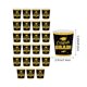 thumbnail image 3 of Set de vajilla para fiesta de graduación en oro negro 2026 - Platos de papel desechables, vasos y servilletas - Decoración temática de la celebración de graduación para adultos, enhorabuena al, 3 of 6