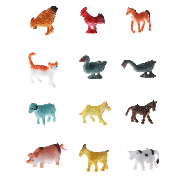 Juego de juguetes de animales Zulema Animales de granja Juguete de animales para niños