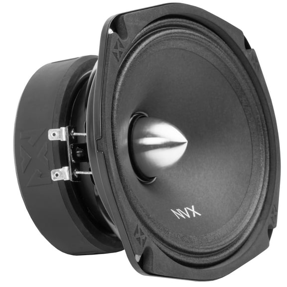 NVX VPRO69BM 6" x 9" V-Series Pro Midrange Car Speaker with Bullet Aluminum Phase Plug 500W Peak