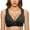 Black, variant on Women's Front-Close Lace Wireless Bra, Plus Size Comfort T-Back Seamless Bra, Full Coverage Supportive Unlined Bra for Large Bust, 6 Colors, M-5XL