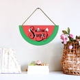 thumbnail image 4 of Eveokoki Welcome Summer Door Sign,11x5.6 Inch Farmhouse Watermelon Summer Decor Sign Welcome Summer Hanging Sign for Home Wall Front Door Kitchen Office Decorations, 4 of 5