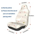 thumbnail image 3 of Pofeuu Funny Goose1 Print Automotive Car Seat Covers Flat Cloth Full Set Seat Covers,Car Seat Covers front seats for Cars Trucks and SUVs, 3 of 5