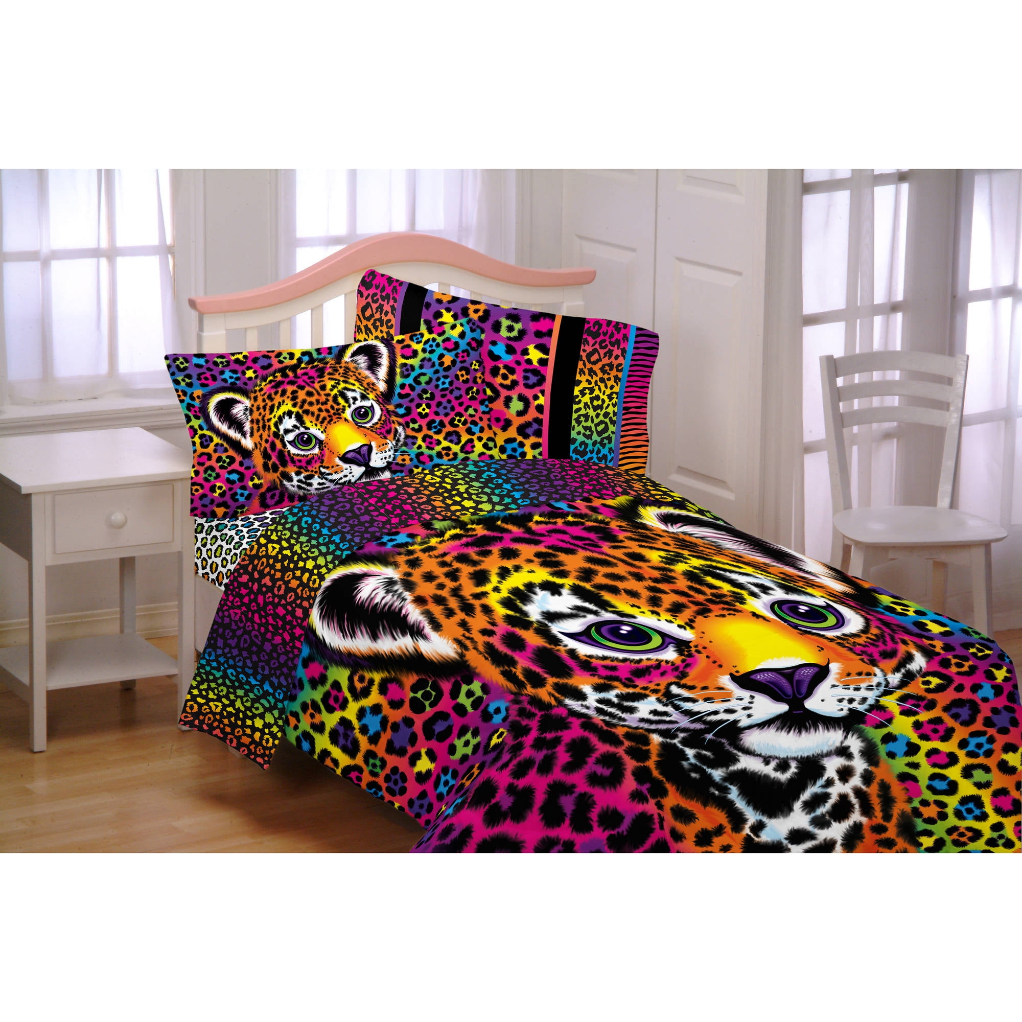 Lisa Frank Wildside Bedding Set Comes With Sheets And Comforter