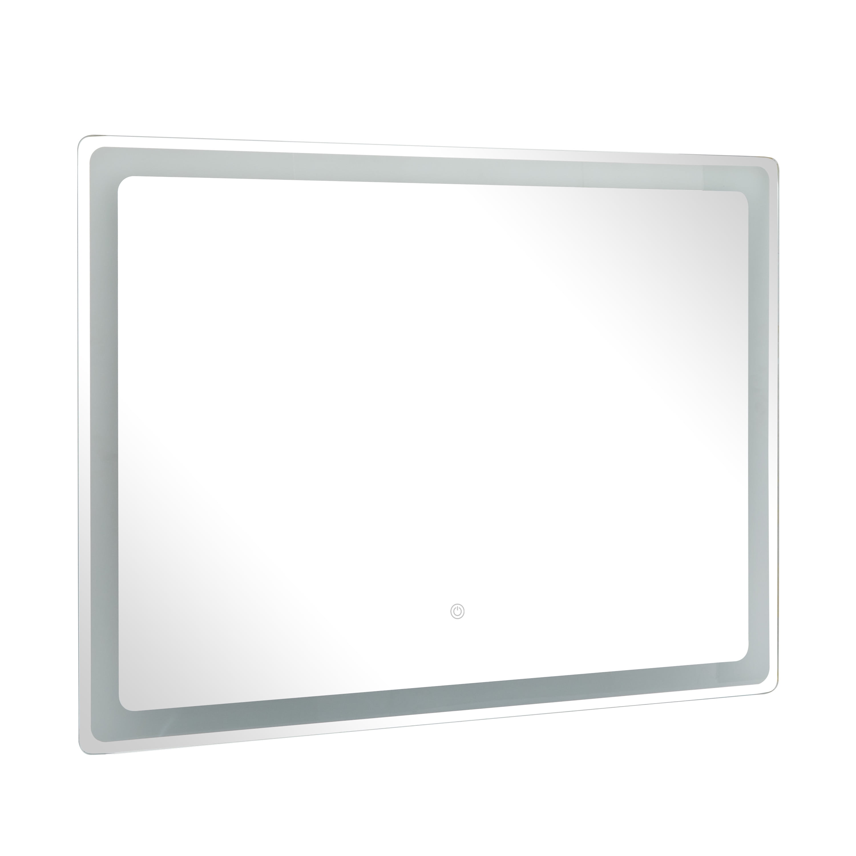 DecMode 39" x 30" Silver LED Mirror