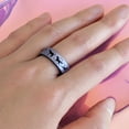 thumbnail image 2 of Unicorn Silicone Wedding Ring - Engraved Dual Layer, 2 of 5