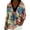 Multicolor 1, variant on Womens 3/4 Long Sleeve Tops Summer V Neck T Shirts Shirts Graphic Tees Trendy Daily Wear Blouse for Women