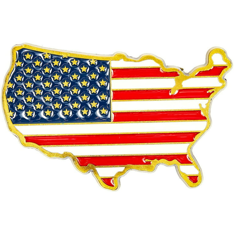 Juvale American Magnets for Fridge - Pack of 4 - New York, Chicago, Seattle, US Flag