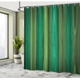 thumbnail image 4 of Ambesonne Rustic Shower Curtain, Vertical Cottagecore Artwork, 69"Wx84"L, Olive Green, 4 of 4