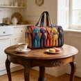 thumbnail image 6 of 2026 Puppy Quilted Travel Tote Bag, Portable Embroidered Cosmetic Case for Pet Supplies, Gifts & On-The-Go Storage, 6 of 6