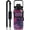 Flower Water Bottle, variant on Tropical Leaves Half Gallon Water Bottle with Sleeve 1/2 Gallon Water Bottle 64 Oz Water Bottle with Time Marker, Motivational Water Bottle Half Gallon Water Bottle with Straw for Women Gym Pregnance