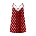 thumbnail image 4 of fatyb Tank Tops for Women V Neck Long Shirts Sleeveless Tunic Flowy Spaghetti Strap Casual Loose Blouses, 4 of 5