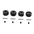 thumbnail image 2 of 4pcs Aleación de aluminio 1:10 Hex Hexy Wheel Hubs Accesorio de accesorio de bricolaje Reemplazar piezas para 1/10 RC Vehículos de automóvil RC Camión negro, 2 of 8